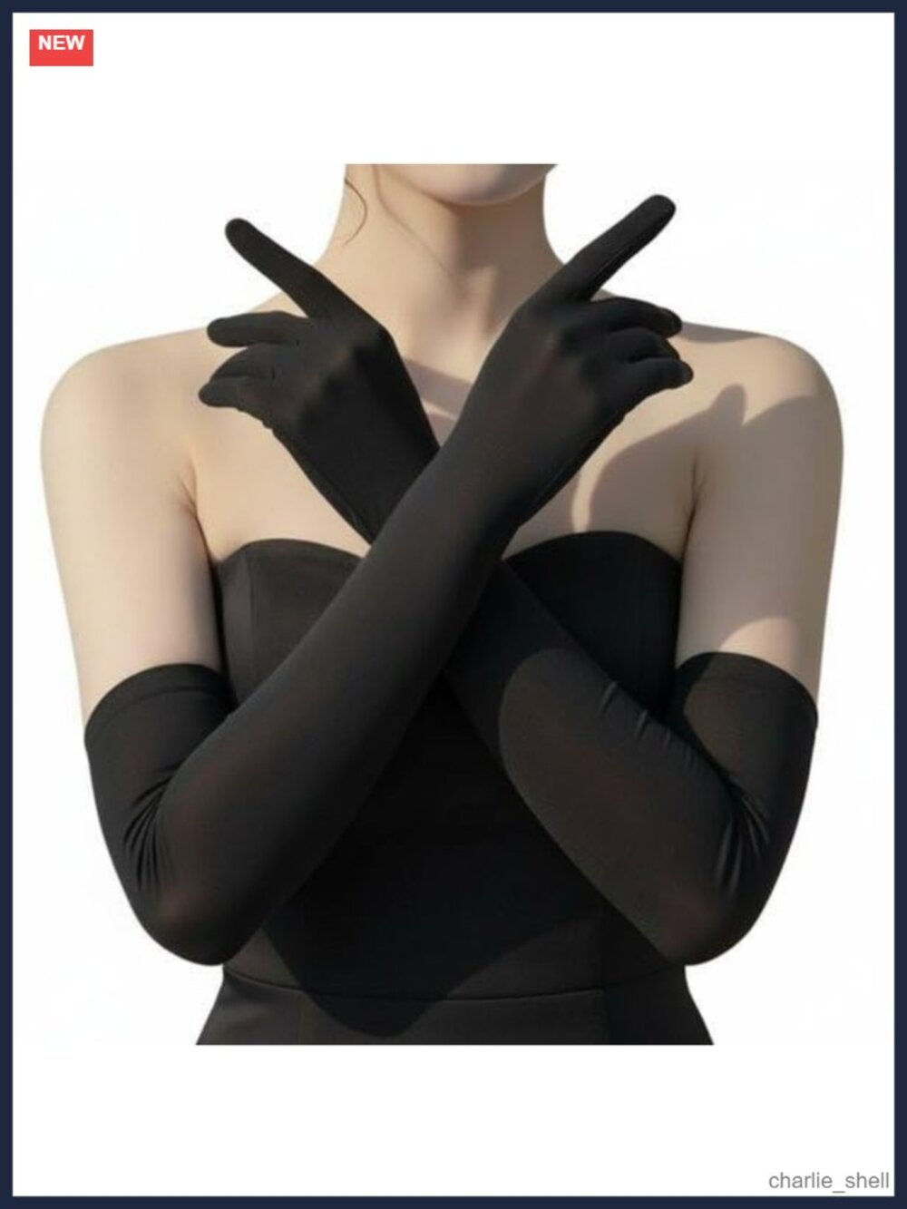 Long Stretch Spandex Elbow Gloves for Cosplay Bridesmaids Proms Dance Costume